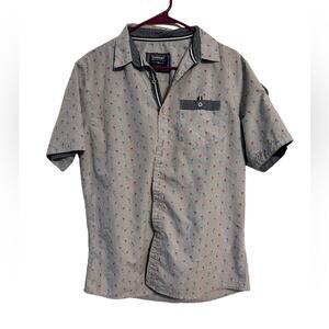 Company Eighty One Size Large Flamingo Men’s Button Down Short Sleeve Shirt